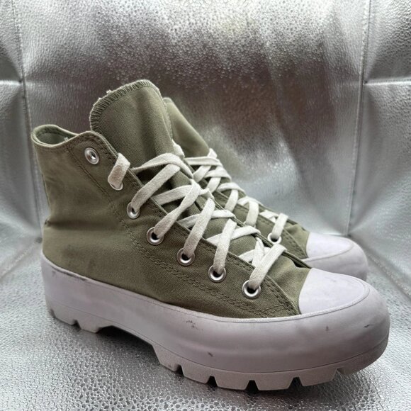 Size 8 Converse Chuck Taylor‎ All Star Womens Hi Lugged Platform Shoes 571114C - Picture 1 of 11